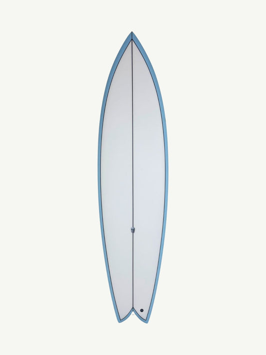 Nautilus 7'0" x 21 1/4" X  2 3/4" - 45.64L, Swallow, 4x  Futures Fin Boxes, PU - ID:1016605