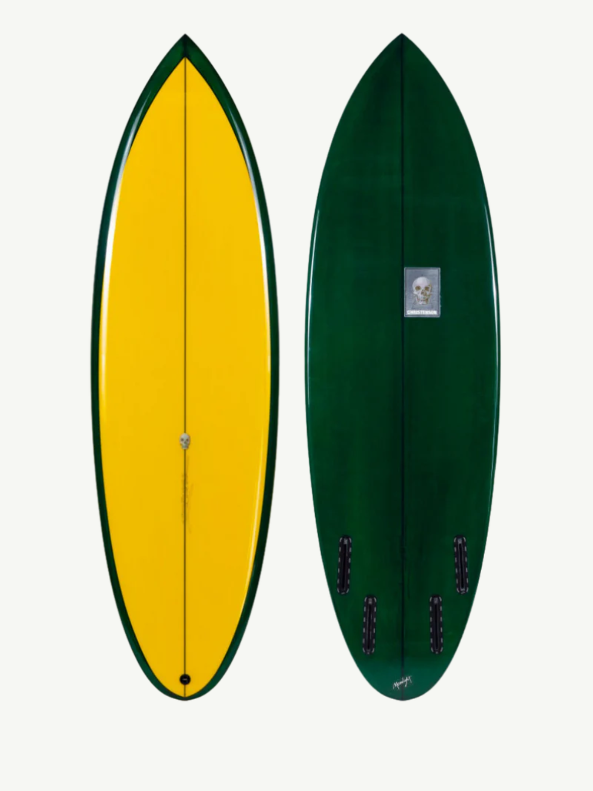 Cafe Racer 6'3" x 20 3/8" X 2 3/4" - 37.40L, Round, 5x FCS 2 Fin Boxes, PU - ID:1043124