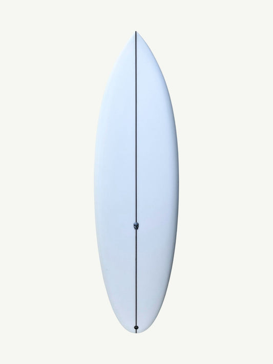 Cafe Racer 6'2" x 20 1/2" X  2 3/4" - 37.61L, Round, 3x  Futures Fin Boxes, PU - ID:1015991
