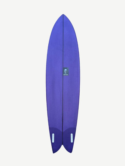 Long Phish II 7'6" x 21 1/4" X  2 3/4" - 0.00L, Swallow, 2x  Futures Fin Boxes, PU - ID:818763