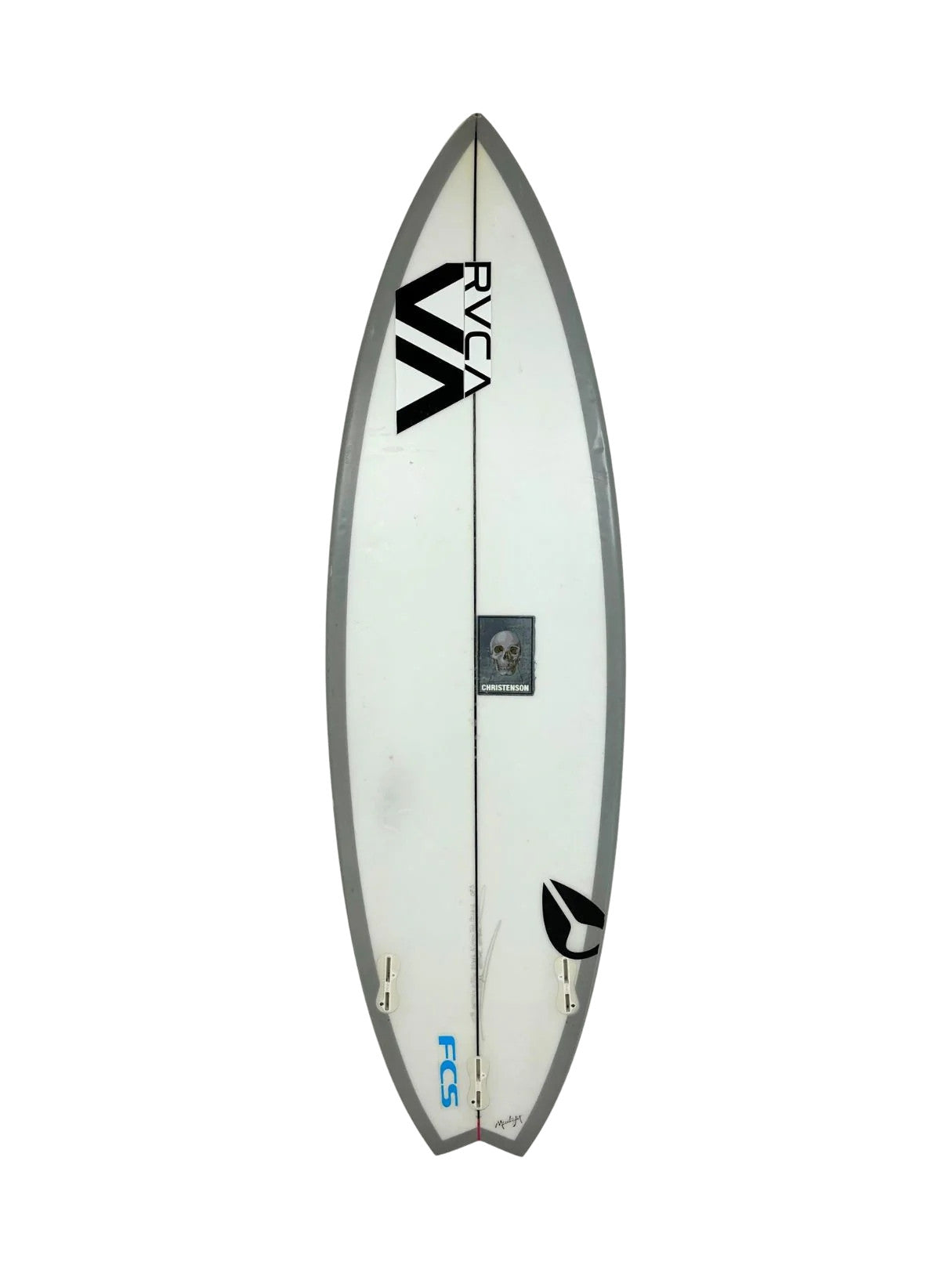 OP3 5'8" x 18 5/8" X  2 5/16", 3x  FCS 2 Fin Boxes [Good] - ID:1053119