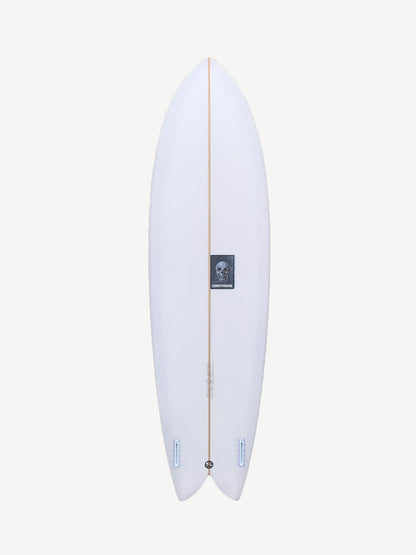 Long Phish II 7'4" x 21 1/4" X  2 3/4", Swallow, 2x  Futures Fin Boxes, PU - ID:954639