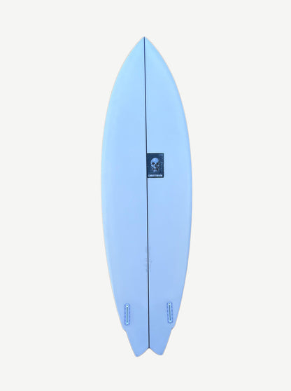 The Wolverine 6'0" x 19 1/2" X  2 1/2", Wing Swallow, 2x  Futures Fin Boxes, PU - ID:892264