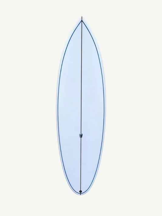 Cafe Racer 5'8" x 19 1/2" X  2 7/16" - 29.29L, Round, 5x  Futures Fin Boxes, PU - ID:988221