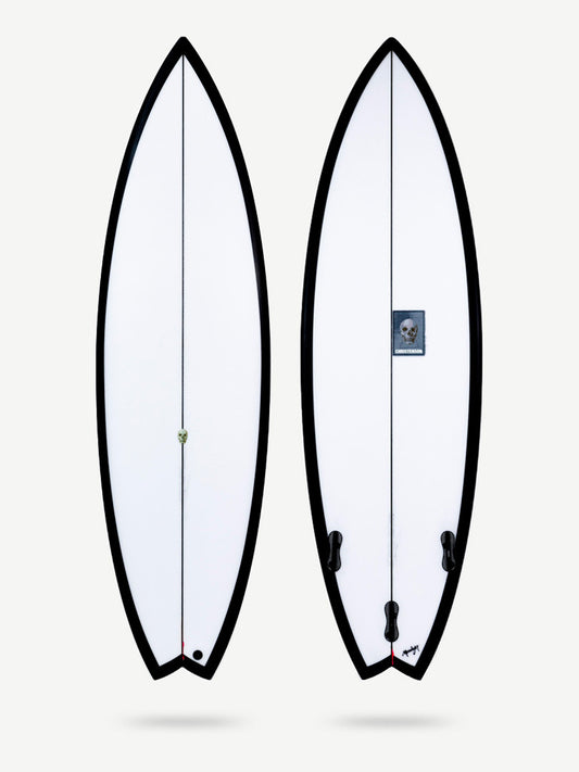 OP3 6'0" x 19 3/4" X  2 9/16" - 31.73L, Swallow, 3x  FCS 2 Fin Boxes, PU - ID:930963