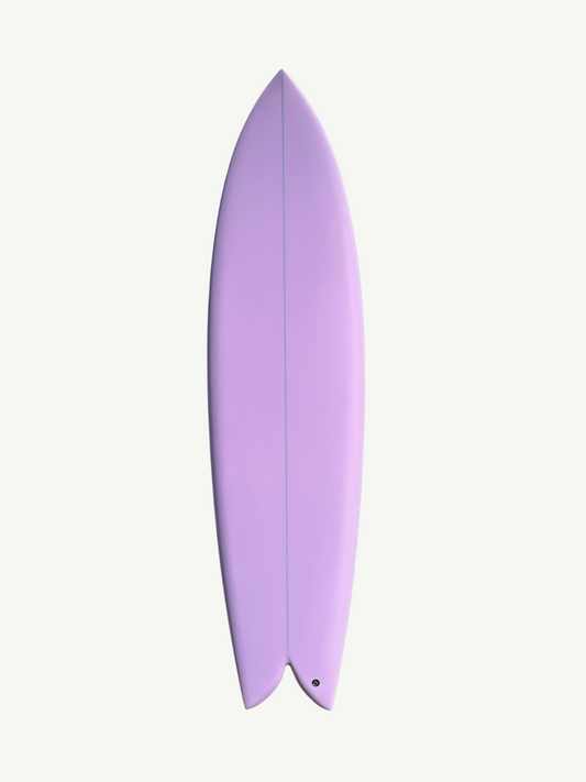 Long Phish II 6'10" x 21" X  2 3/4" - 0.00L, Swallow, 2x  Futures Fin Boxes, PU - ID:1030837