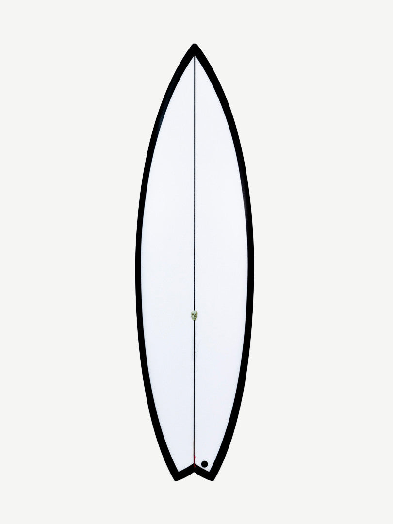 OP3 6'1" x 20" X  2 5/8" - 33.36L, Swallow, 3x  FCS 2 Fin Boxes, PU - ID:930965