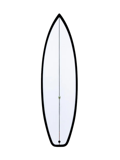 OP2 5'8" x 19 1/4" X  2 5/16" - 26.94L, Round Square, 3x  Futures Fin Boxes, PU - ID:950623