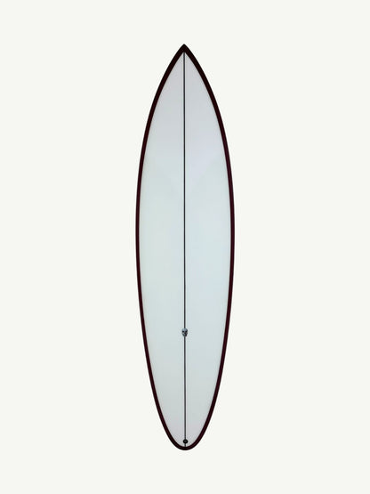 Osprey - 4 Channel 6'8" x 20 1/4" X  2 11/16" - 37.79L, Round Pin, 2x  Futures Fin Boxes, PU - ID:1047880