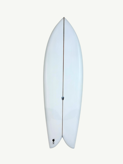 Fish 5'10" x 21 1/4" X  2 5/8" - 38.27L, Fish, 2x  Keel Fin Boxes, PU - ID:1049469