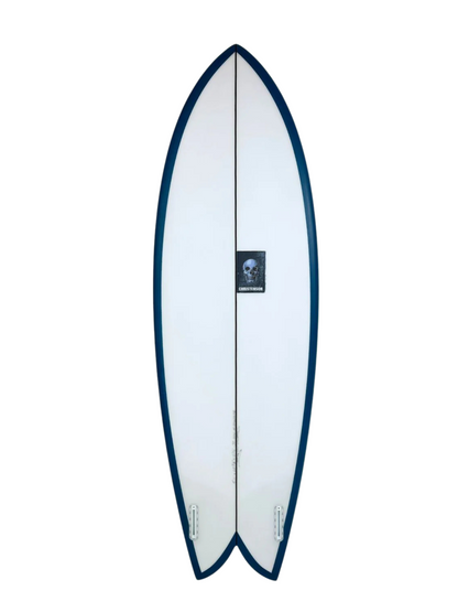 Acid Phish 5'9" x 20 5/8" X  2 9/16" - 32.54L, Fish, 2x  Futures Fin Boxes, PU - ID:1080892