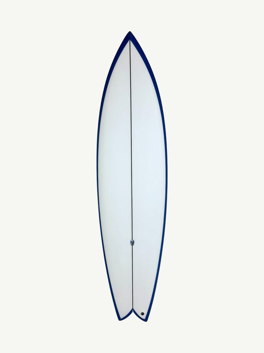 Nautilus 6'10" x 21" X  2 11/16", Swallow, 3x  Futures Fin Boxes, PU - ID:1055170