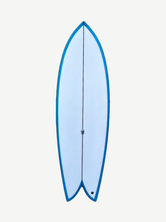 Acid Phish 5'6" x 20 1/4" X  2 3/8" - 28.36L, Fish, 2x  FCS 2 Fin Boxes, PU - ID:990030