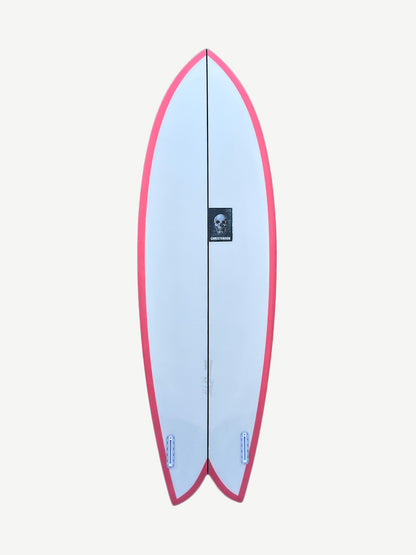 Acid Phish 5'3" x 19 7/8" X  2 5/16" - 0.00L, Fish, 2x  Futures Fin Boxes, PU - ID:908333