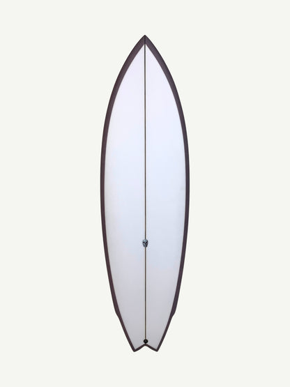 Lane Splitter Swallow 5'7" x 19 3/4" X  2 7/16" - 0.00L, Squash, 3x  FCS 2 Fin Boxes, PU - ID:928952