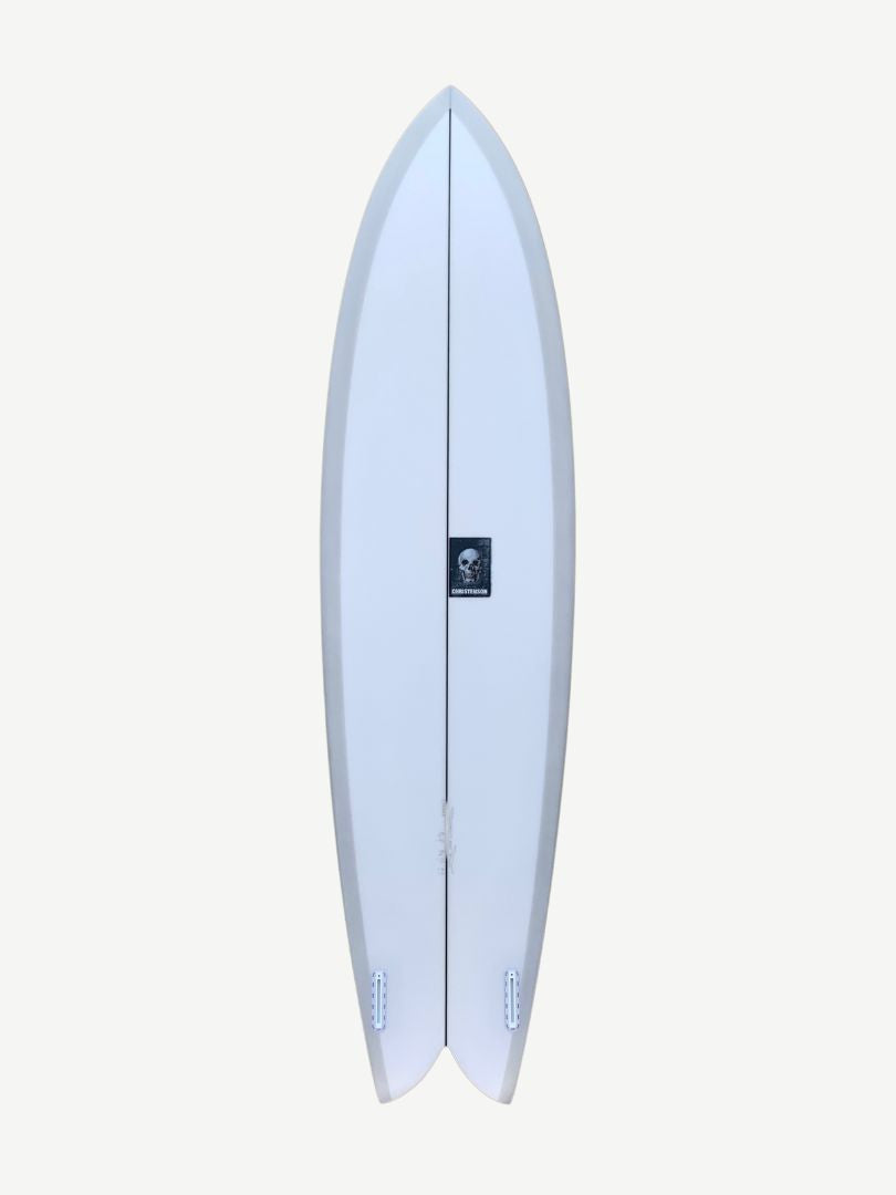 Long Phish II 7'4" x 21 3/8" X  2 7/8" - 0.00L, Swallow, 2x  Futures Fin Boxes, PU - ID:894467