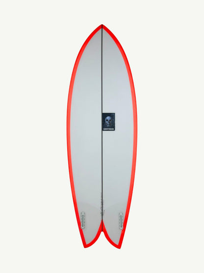 Acid Phish 5'7" x 20 3/8" X  2 7/16" - 29.74L, Fish, 2x  Futures Fin Boxes, PU - ID:1035622