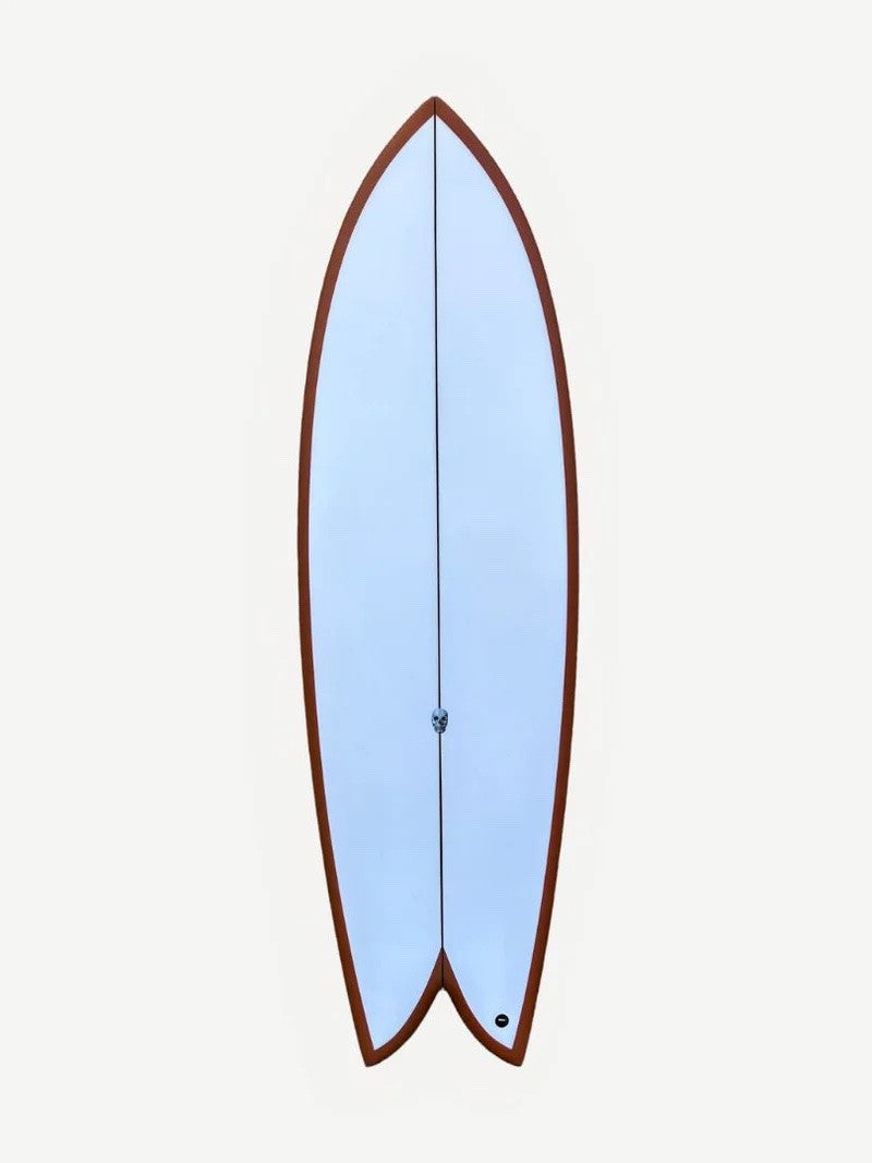 Acid Phish 5'10" x 20 3/4" X  2 5/8" - 0.00L, Fish, 2x  Futures Fin Boxes, PU - ID:924824