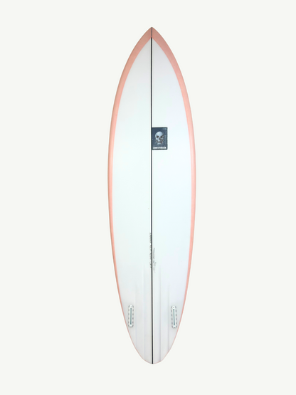 Osprey - 4 Channel 6'8" x 20 1/4" X  2 11/16" - 37.79L, Round Pin, 2x  Futures Fin Boxes, PU - ID:1048889