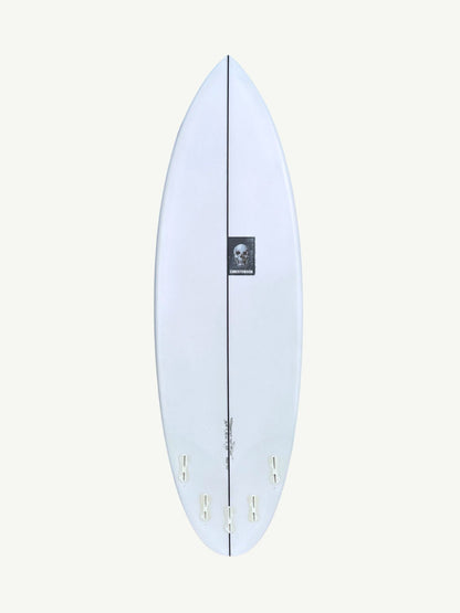 Cafe Racer 6'2" x 20 1/4" X  2 3/4" - 36.20L, Round, 5x  FCS 2 Fin Boxes, PU - ID:1029660