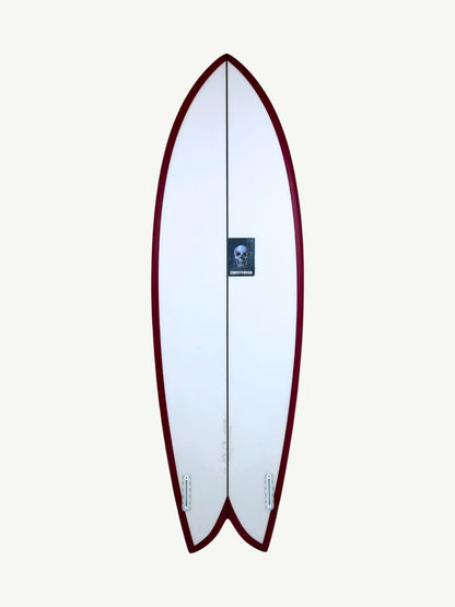 Acid Phish 5'10" x 20 3/4" X  2 5/8" - 33.97L, Fish, 2x  Futures Fin Boxes, PU - ID:1079358