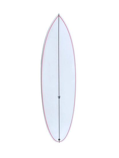 Cafe Racer 5'9" x 19 5/8" X  2 1/2", Round, 5x  FCS 2 Fin Boxes, PU - ID:1028910