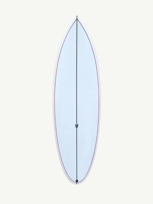 Cafe Racer 5'8" x 19 1/2" X  2 7/16" - 29.29L, Round, 5x  FCS 2 Fin Boxes, PU - ID:1047086