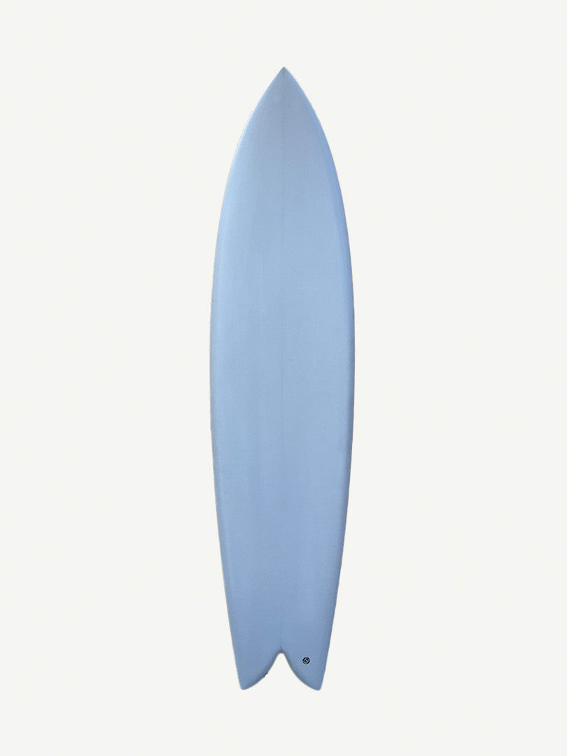 Long Phish II 7'4" x 21 3/8" X  2 7/8" - 0.00L, Swallow, 2x  Futures Fin Boxes, PU - ID:837878