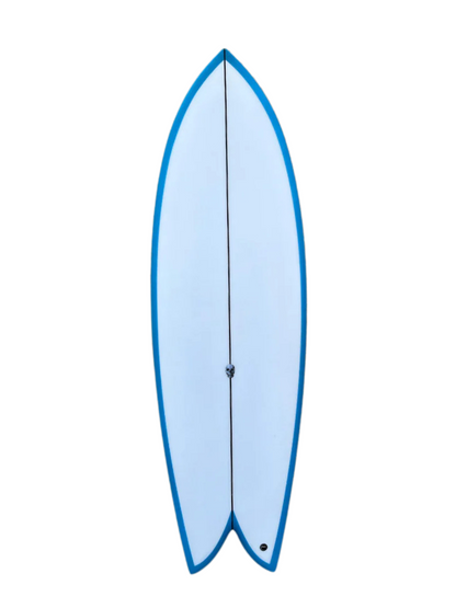 Acid Phish 5'6" x 20 1/4" X  2 3/8" - 28.36L, Fish, 2x  FCS 2 Fin Boxes, PU - ID:990030