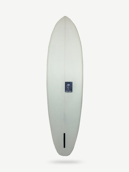 Flat Tracker V2 6'10" x 21" X  2 3/4" - 41.80L, Squash, 1x  Single Box Fin Box, PU - ID:870244