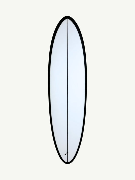 Huntsman 6'6" x 21" X  2 5/8", Round, 1x  FCS Longboard Fin Box, PU - ID:1015313
