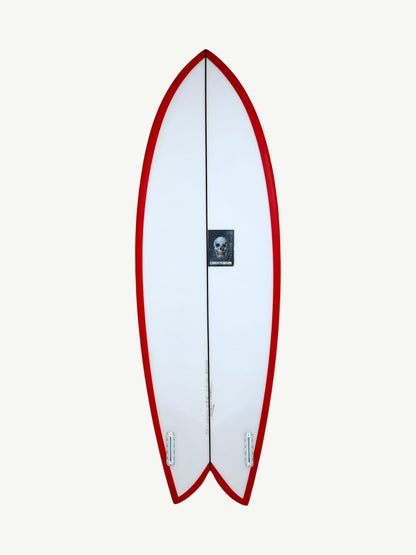 Acid Phish 5'6" x 20 1/4" X  2 3/8" - 28.36L, Fish, 2x  Futures Fin Boxes, PU - ID:1043111