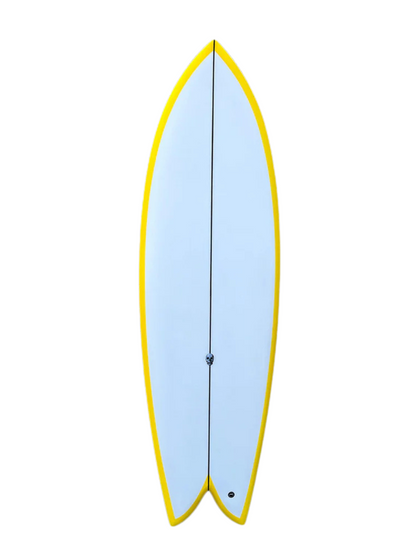 Acid Phish 5'6" x 20 1/4" X  2 3/8" - 28.36L, Fish, 2x  Futures Fin Boxes, PU - ID:990029