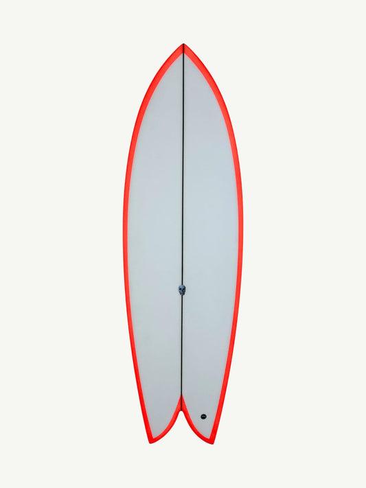 Acid Phish 5'7" x 20 3/8" X  2 7/16" - 29.74L, Fish, 2x  Futures Fin Boxes, PU - ID:1035622