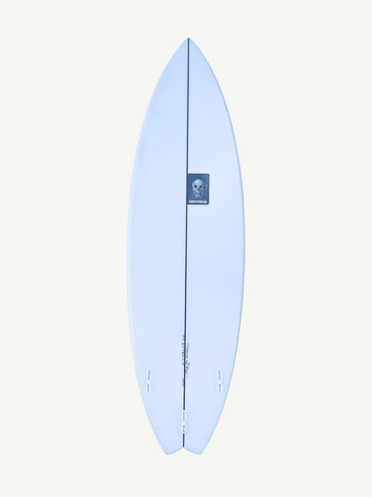 OP3 5'10" x 19 1/4" X  2 7/16" - 28.58L, Swallow, 3x  FCS 2 Fin Boxes, PU - ID:992897