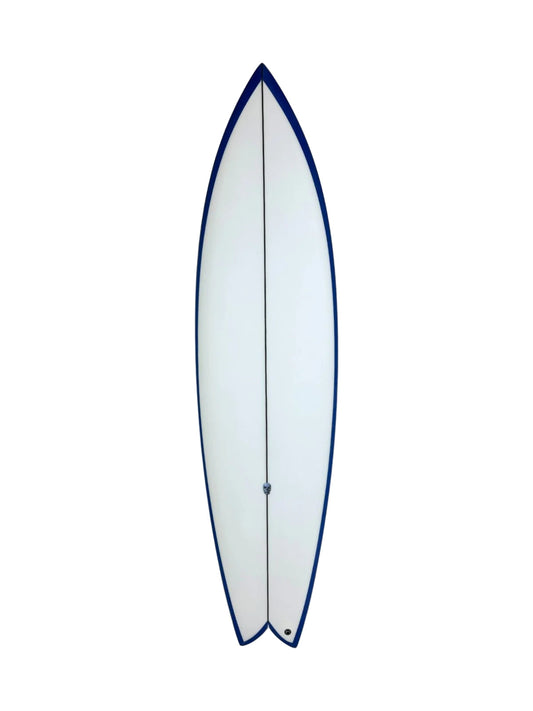 Nautilus 6'10" x 21" X  2 11/16", Swallow, 3x  Futures Fin Boxes, PU - ID:1055170